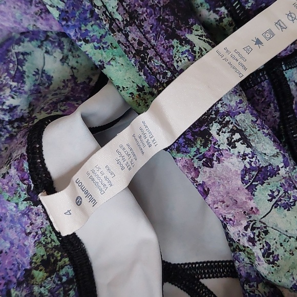 Lululemon fast & free crop II nulux 19" vivid vision - Picture 12 of 16